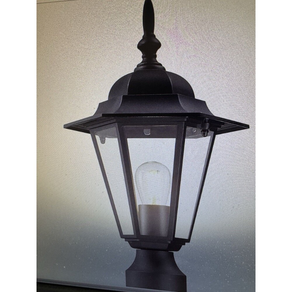 WISBEAM Outdoor Post Light, Pole Lantern, E26 Base 60W Max, Aluminum Housing ...